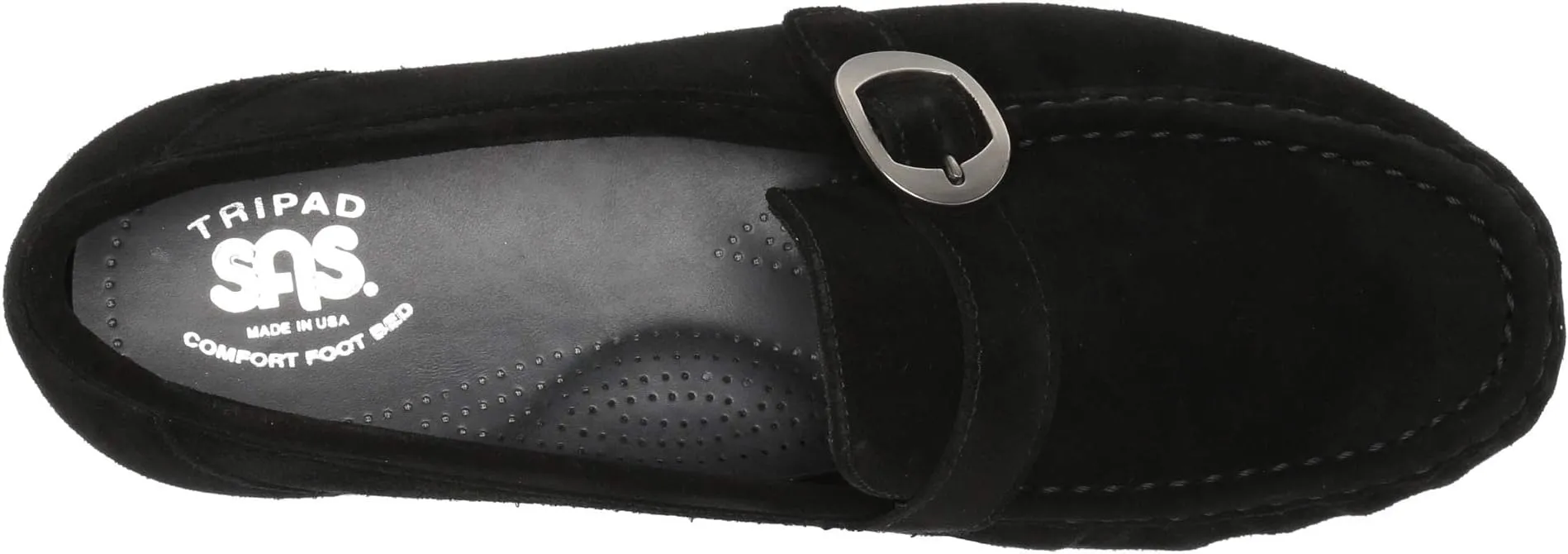 Lara SAS loafers, black suede