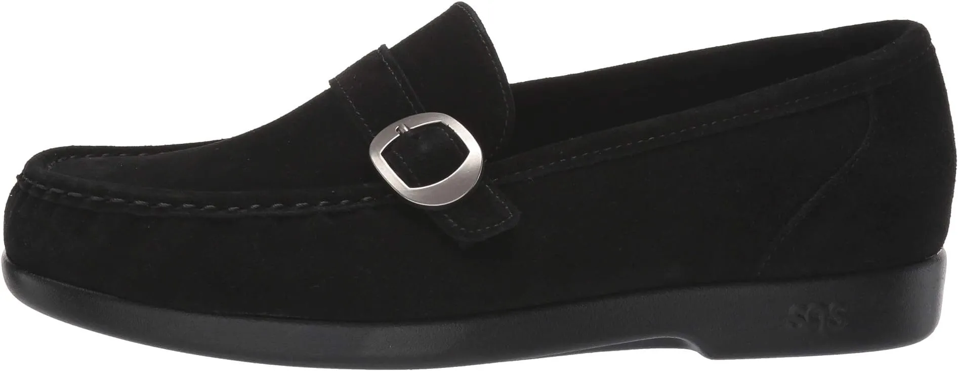 Lara SAS loafers, black suede