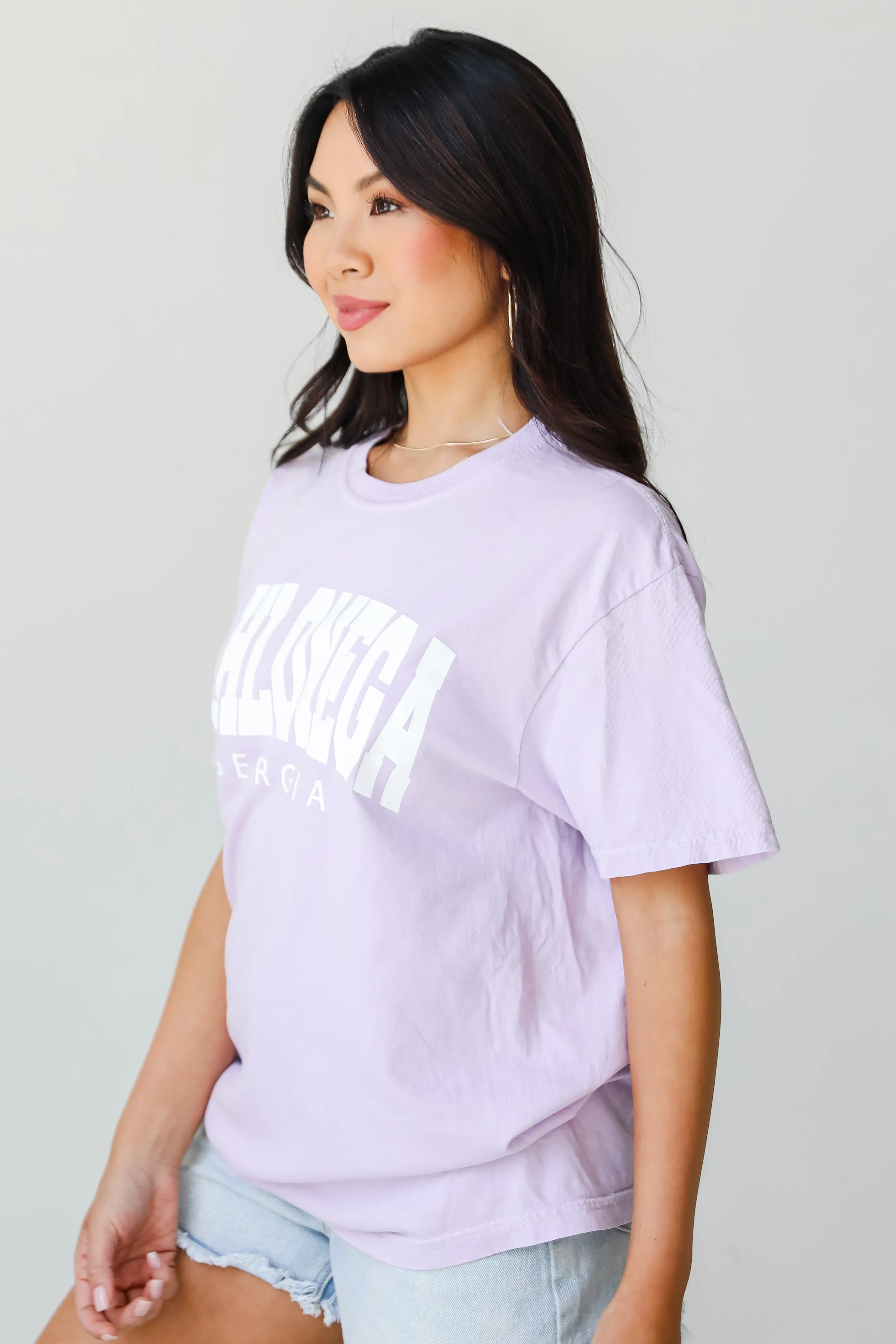 Lavender Dahlonega Georgia Tee