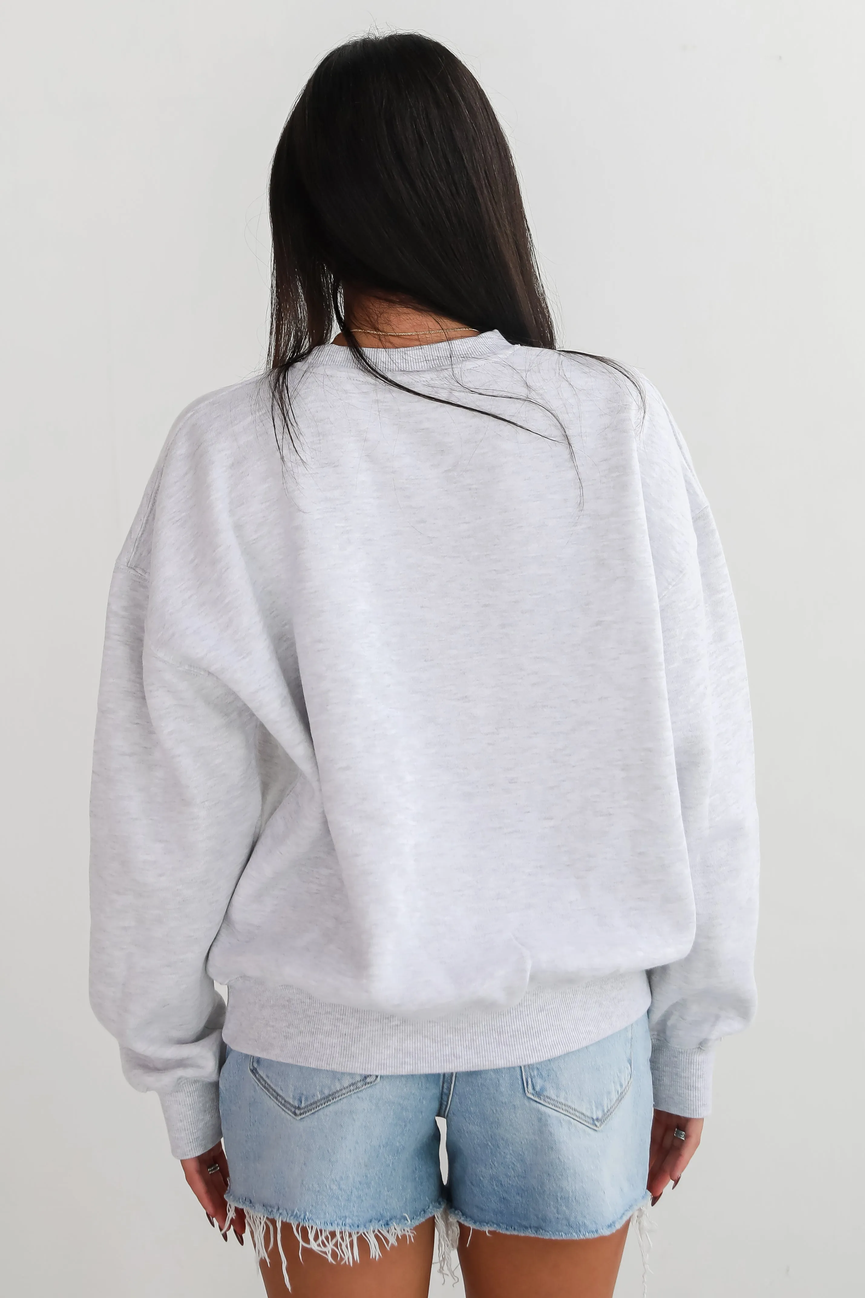 Light Heather Grey/Maroon Charleston Sweatshirt