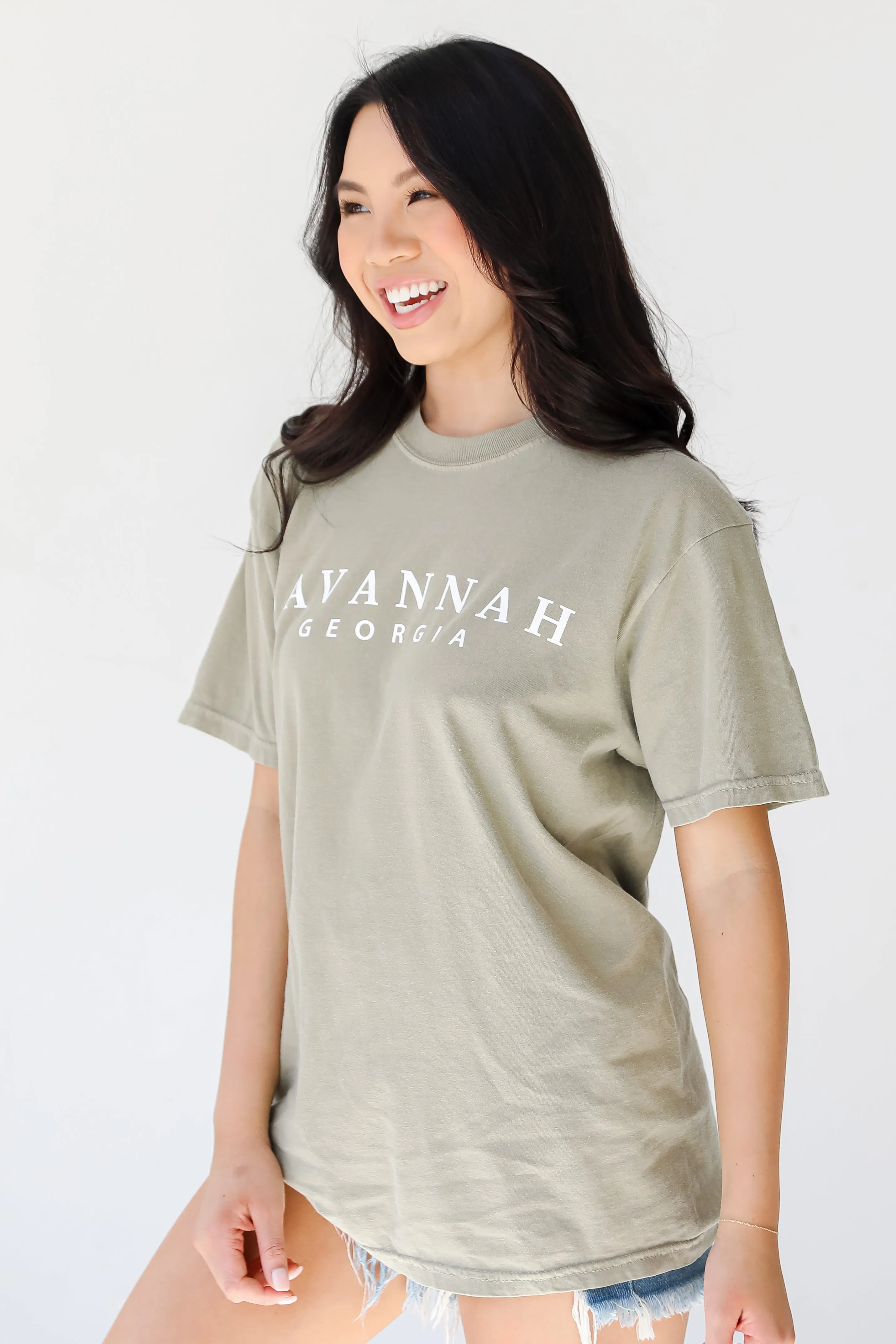 Light Olive Savannah Georgia Tee