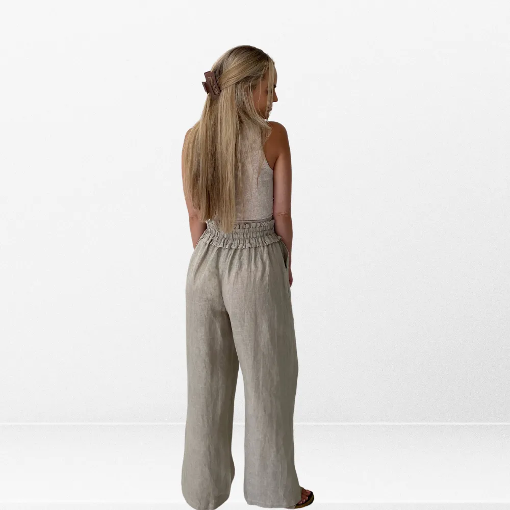 Linen Pants Oatmeal