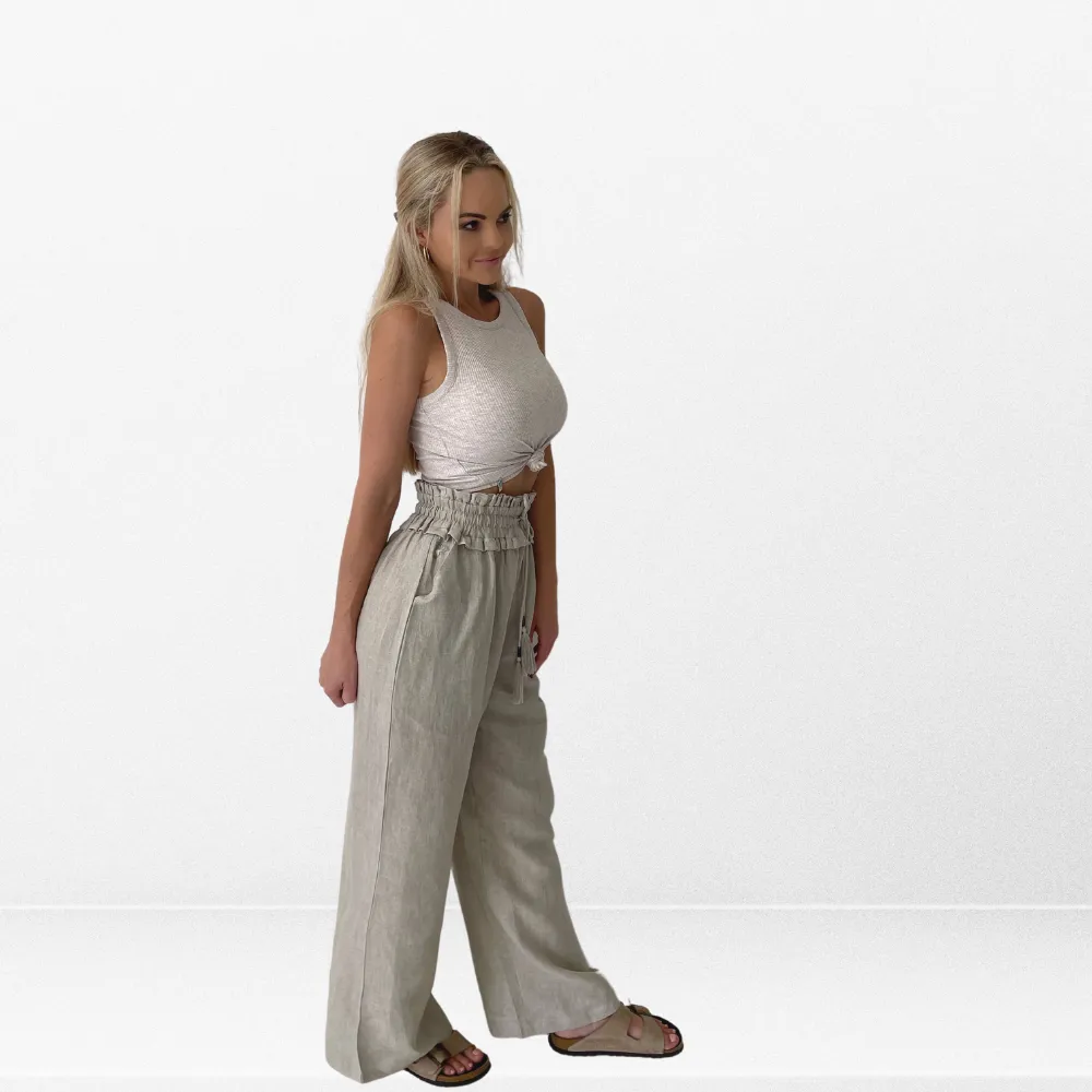 Linen Pants Oatmeal