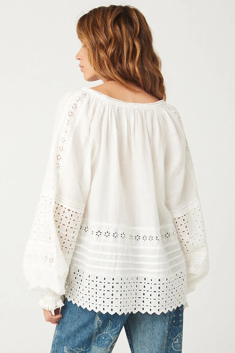 Love in the Afternoon Lace Blouse