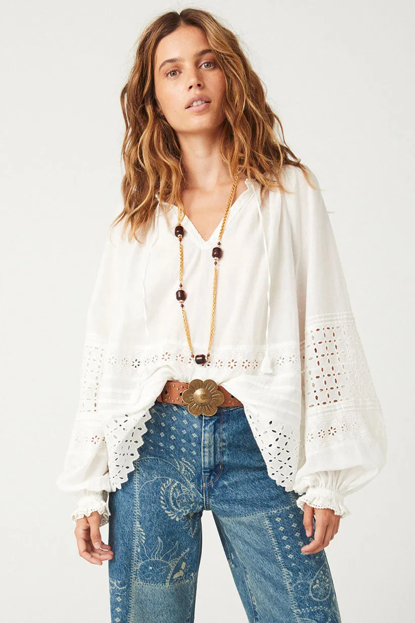 Love in the Afternoon Lace Blouse