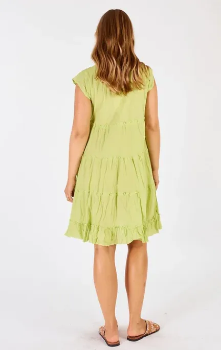 Lula Life Gwen Dress Lime