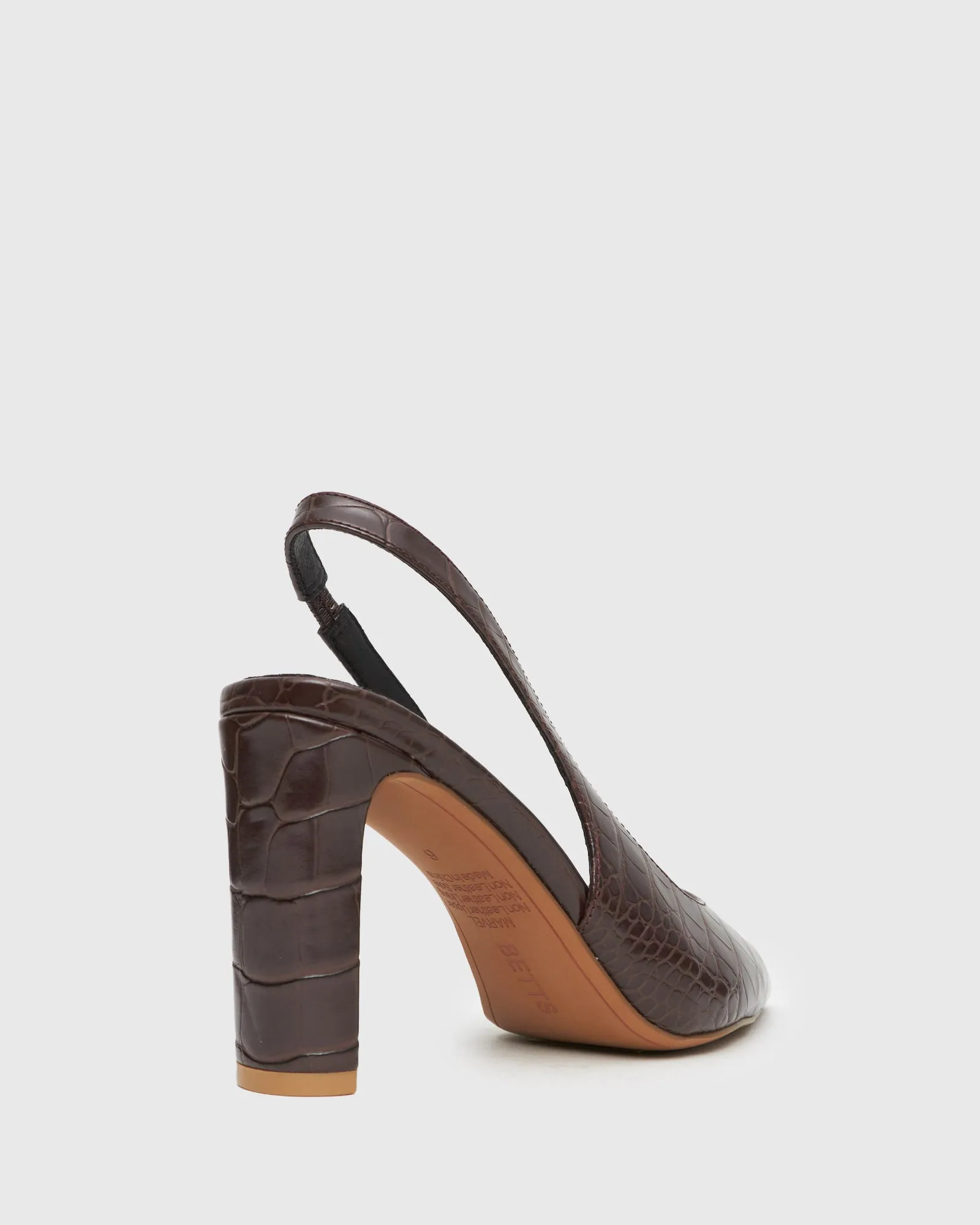 MARVEL Slingback Block Heel Pumps