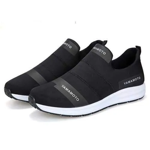 Men Breathable Slip On Soft Loafers Casual Sneakers