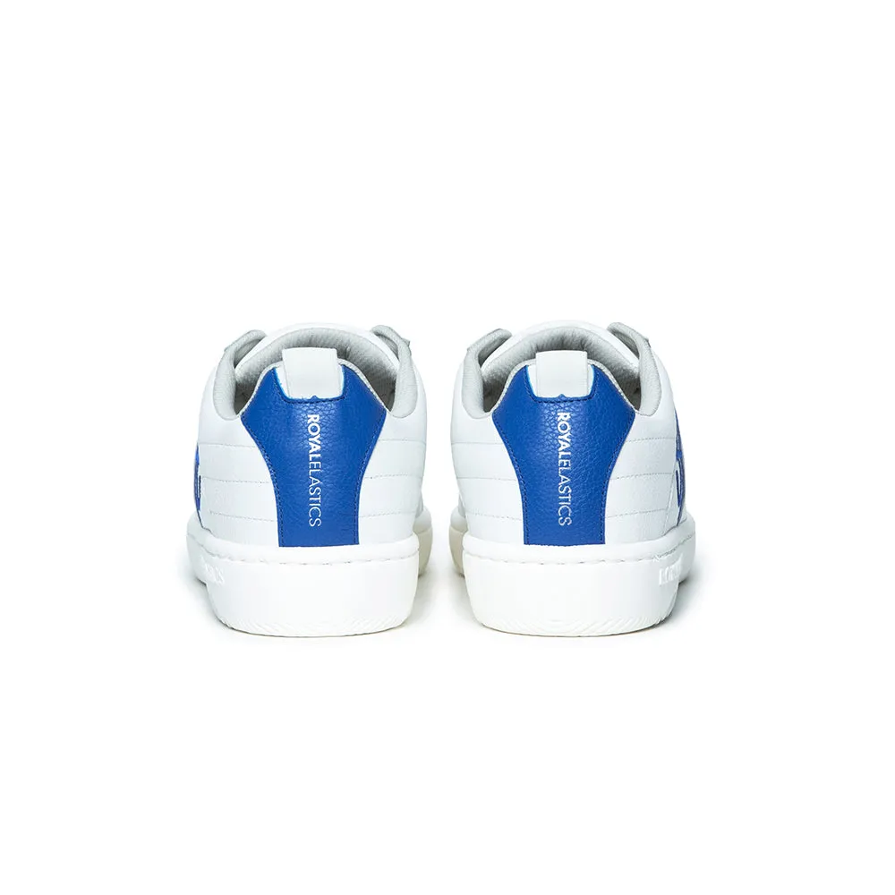 Men's Icon 2.0 White Blue Leather Sneakers 06502-005