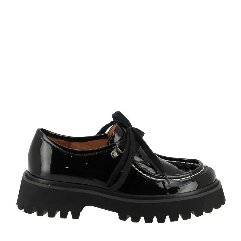 Mollini Sheridan Black Patent Chunky Loafer