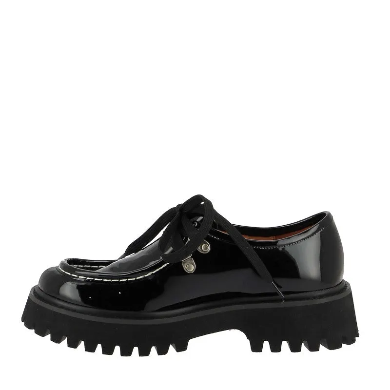 Mollini Sheridan Black Patent Chunky Loafer