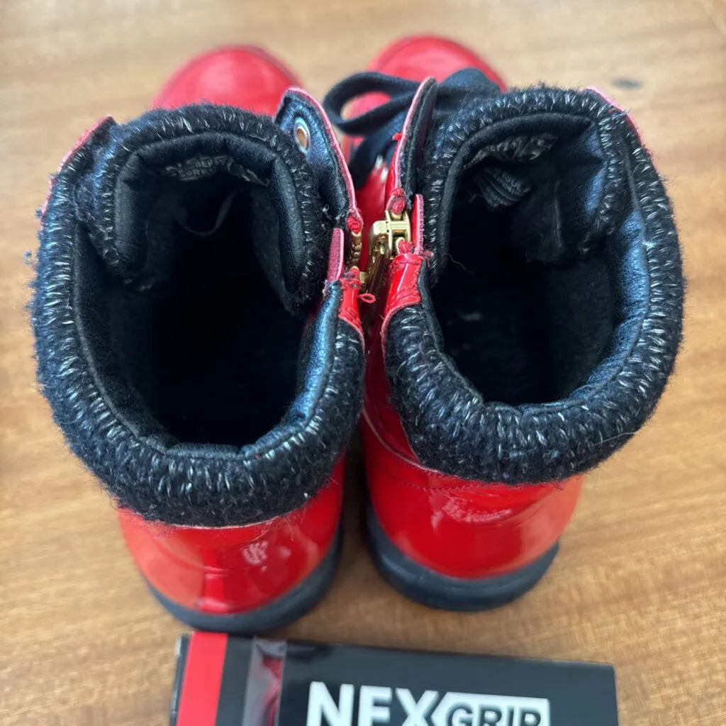 NexGrip - Women's Kimberly Winter Boots w/ Ice Cleats - MSRP $260: Red/Black-women-W7