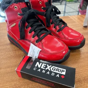 NexGrip - Women's Kimberly Winter Boots w/ Ice Cleats - MSRP $260: Red/Black-women-W7