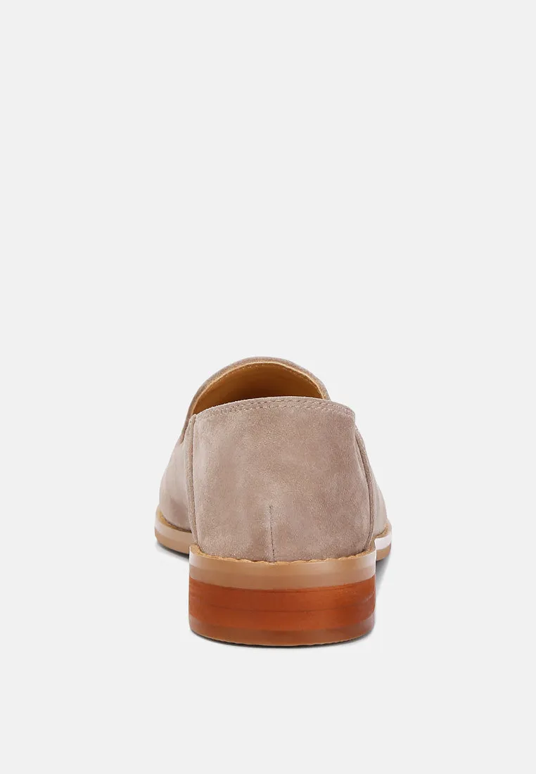 Oliwia Classic Suede Loafers