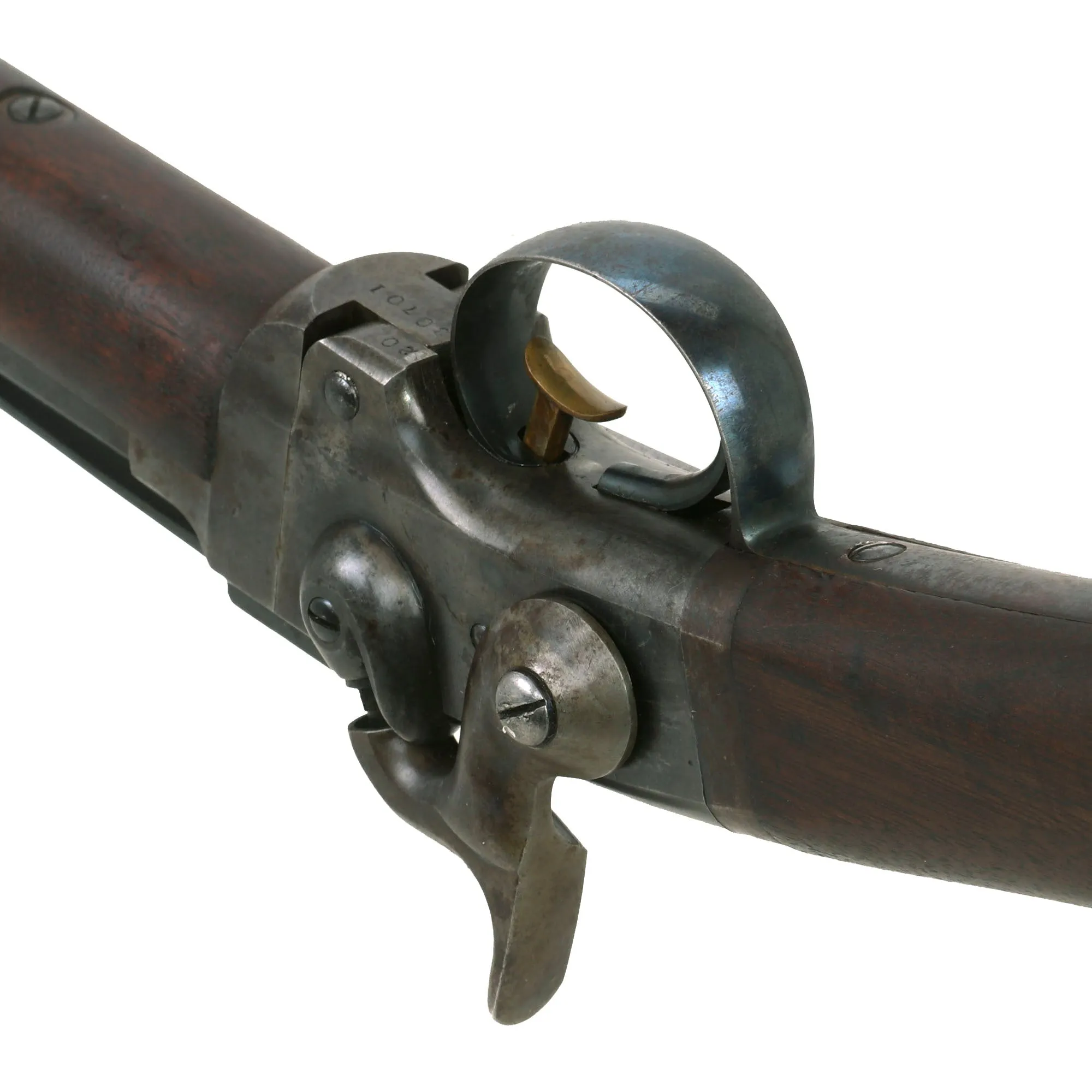 Original Excellent U.S. Civil War Smith's 1857 Patent Saddle Ring Carbine by Massachusetts Arms Co. - Serial 20701