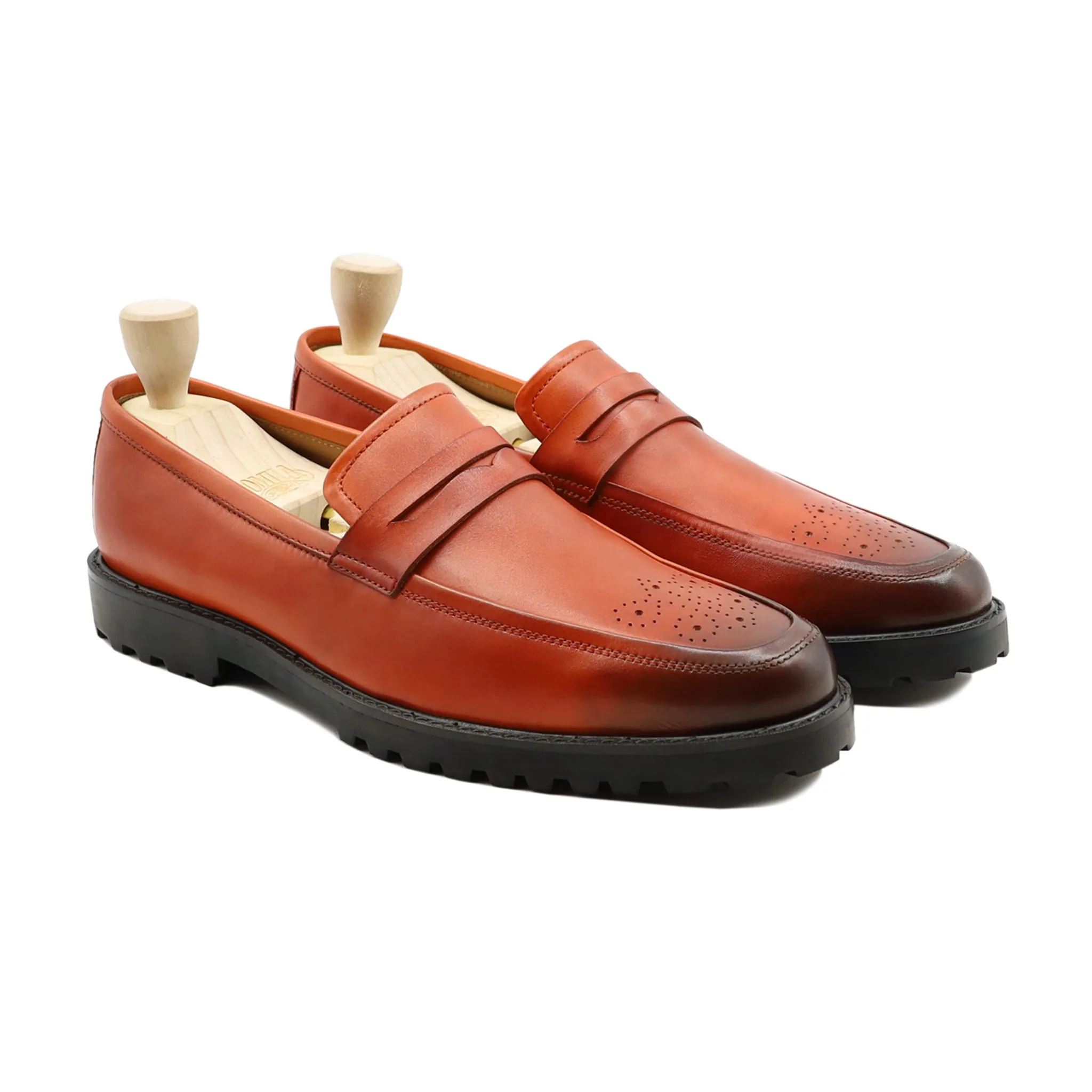 Oyamel - Men's Tan Calf Leather Loafer