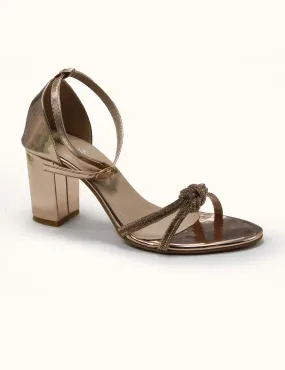 Peach | Fancy Heel Sandal for Women