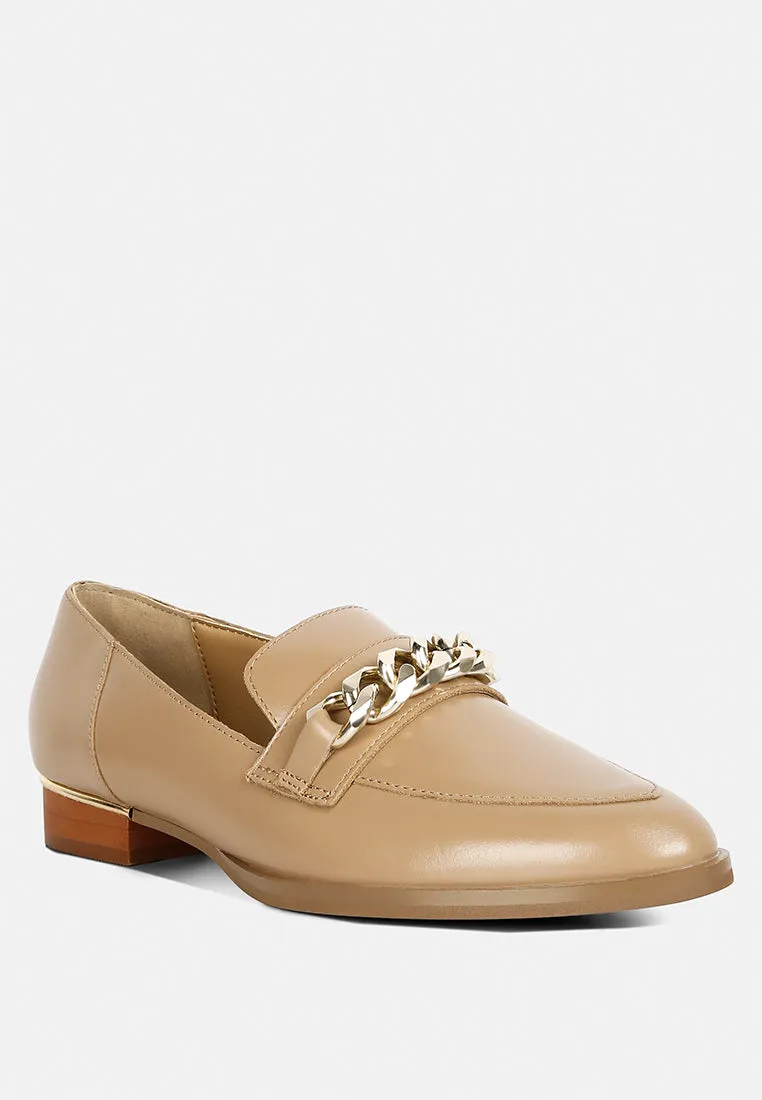 Pola Leather Horsebit Loafers