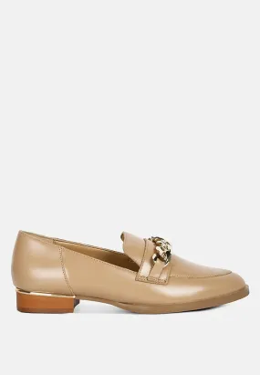 Pola Leather Horsebit Loafers