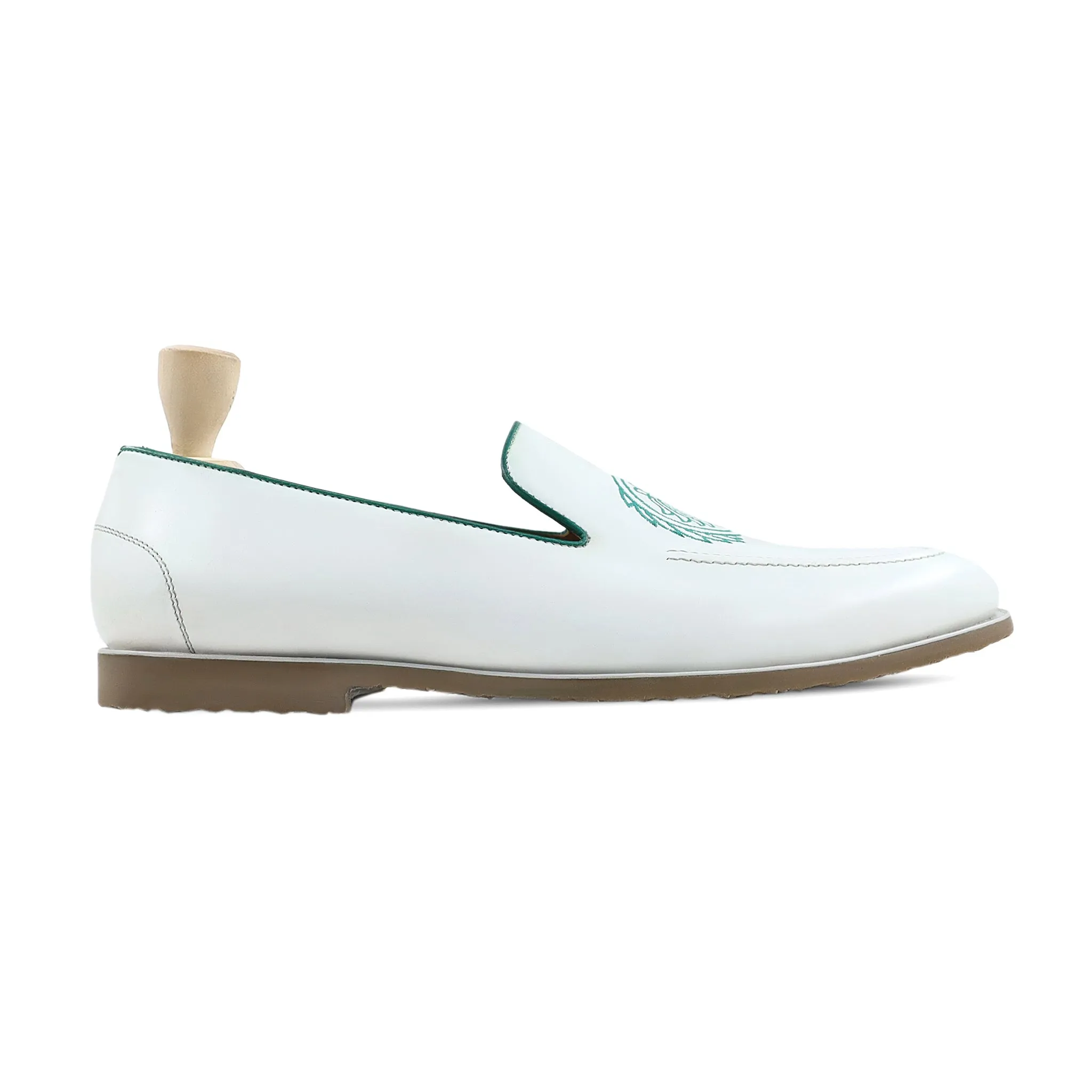 Porter - Men's White Calf Leather Loafer