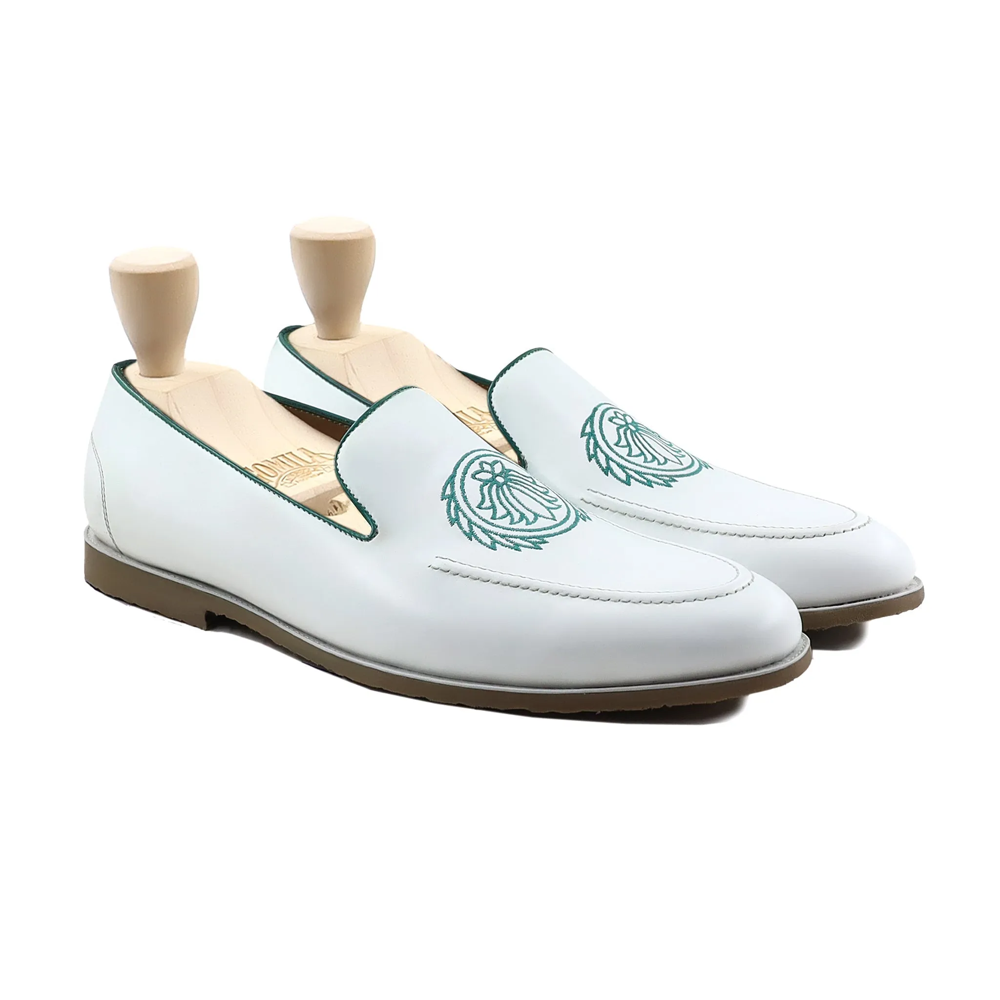 Porter - Men's White Calf Leather Loafer