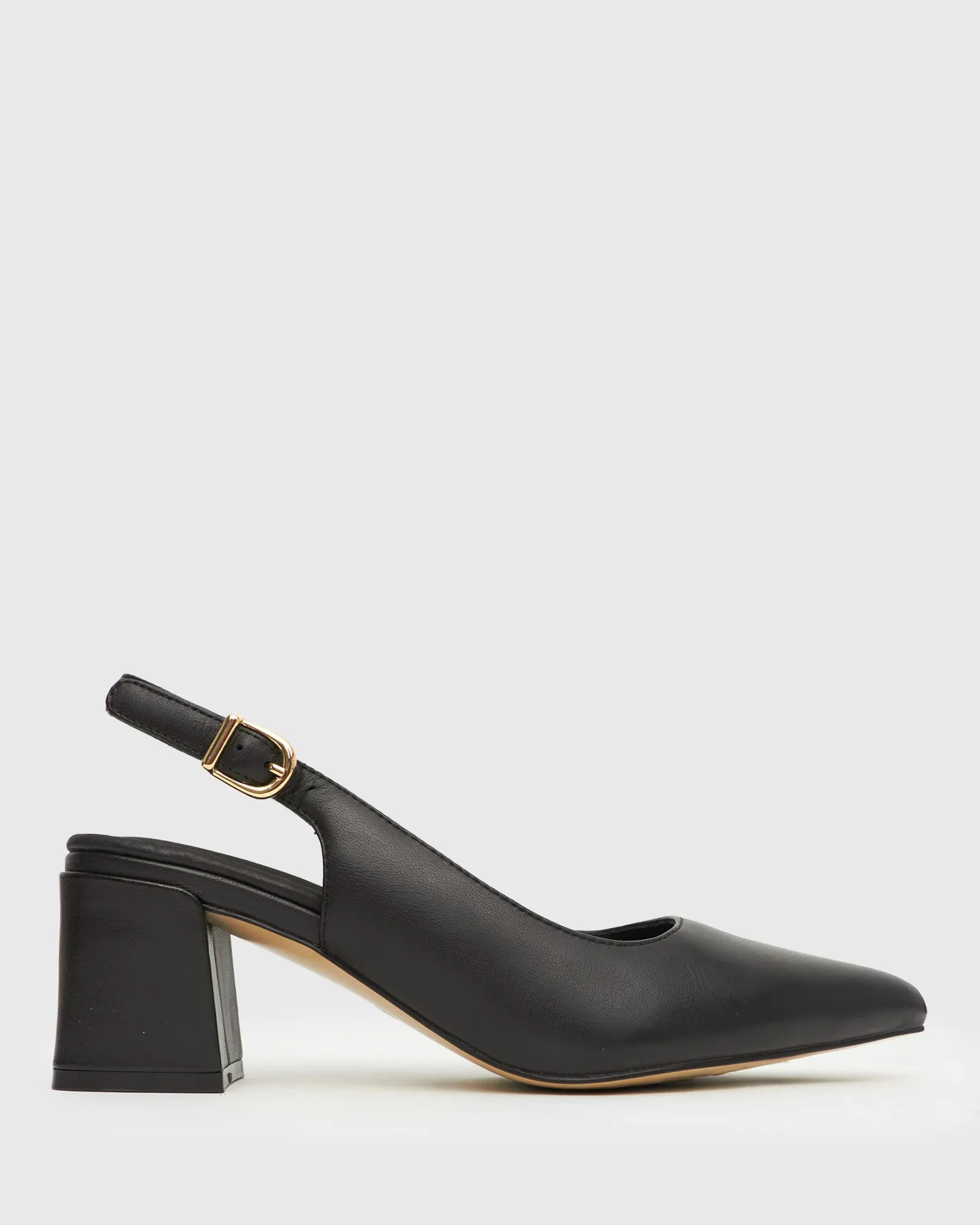 PRE-ORDER EMERY Slingback Mid-Block Heeled Pumps