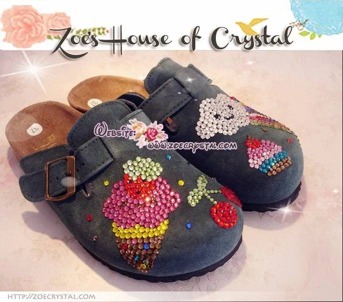 Promtion: 10% off Casual Style Bling and Sparkly Clogs / Sandals with Sweet Style