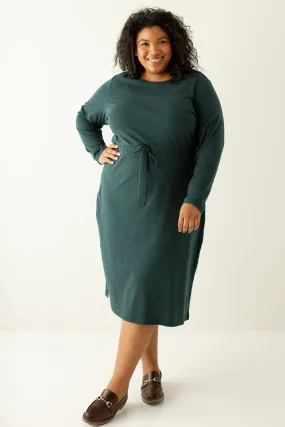 'Rosina' Cotton Blend Long Sleeve Dress