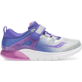 Saucony Purple/Silver Flash Glow A/C Children's Sneaker