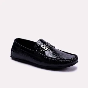 Sean Black Embossed Loafers 0130792