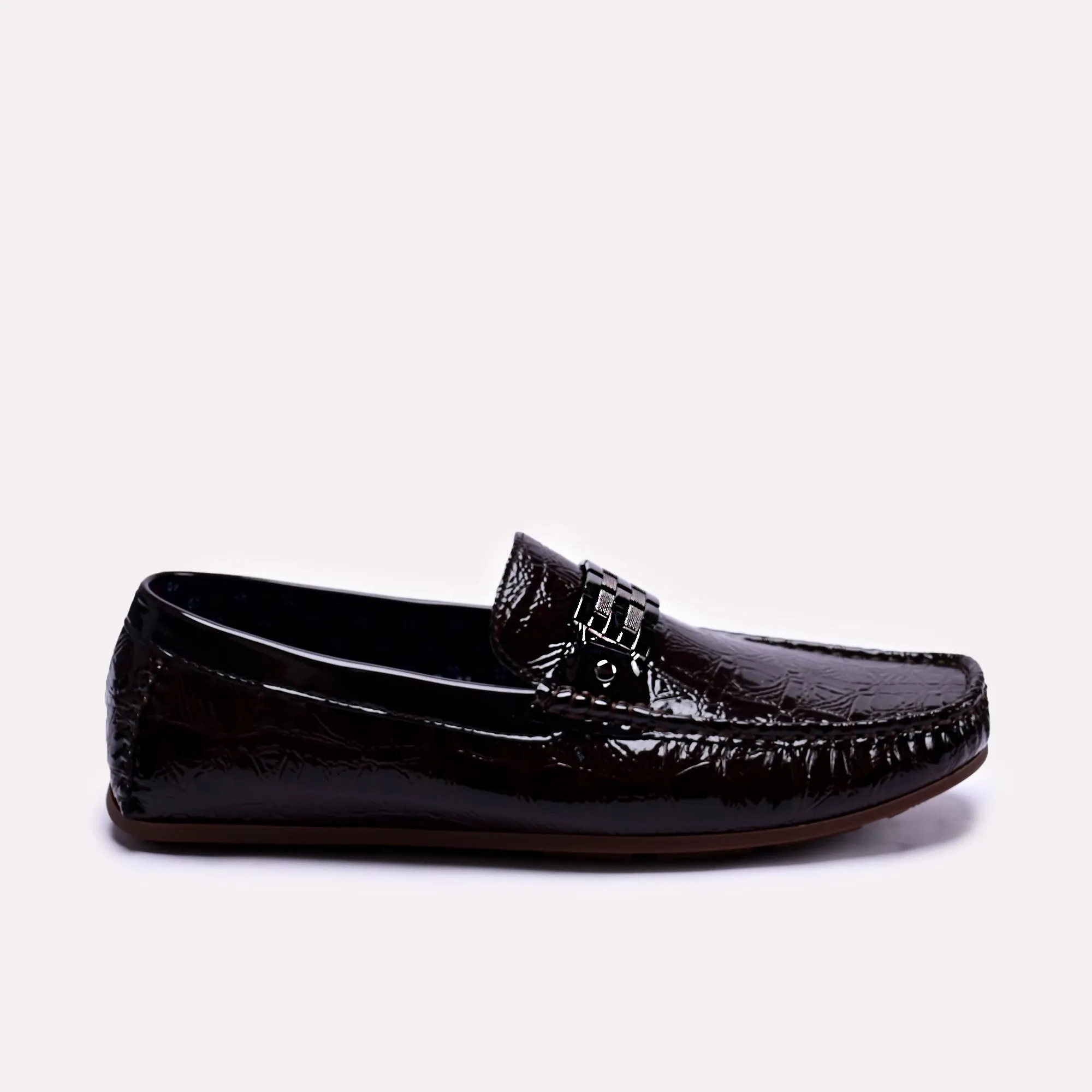 Sean Black Embossed Loafers 0130792