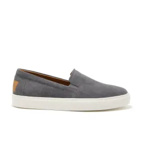 Slip-on Sneakers, slate grey suede