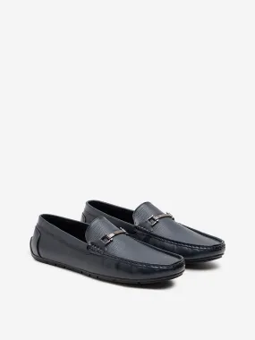 SOLEPLAY Navy Perforated Loafers