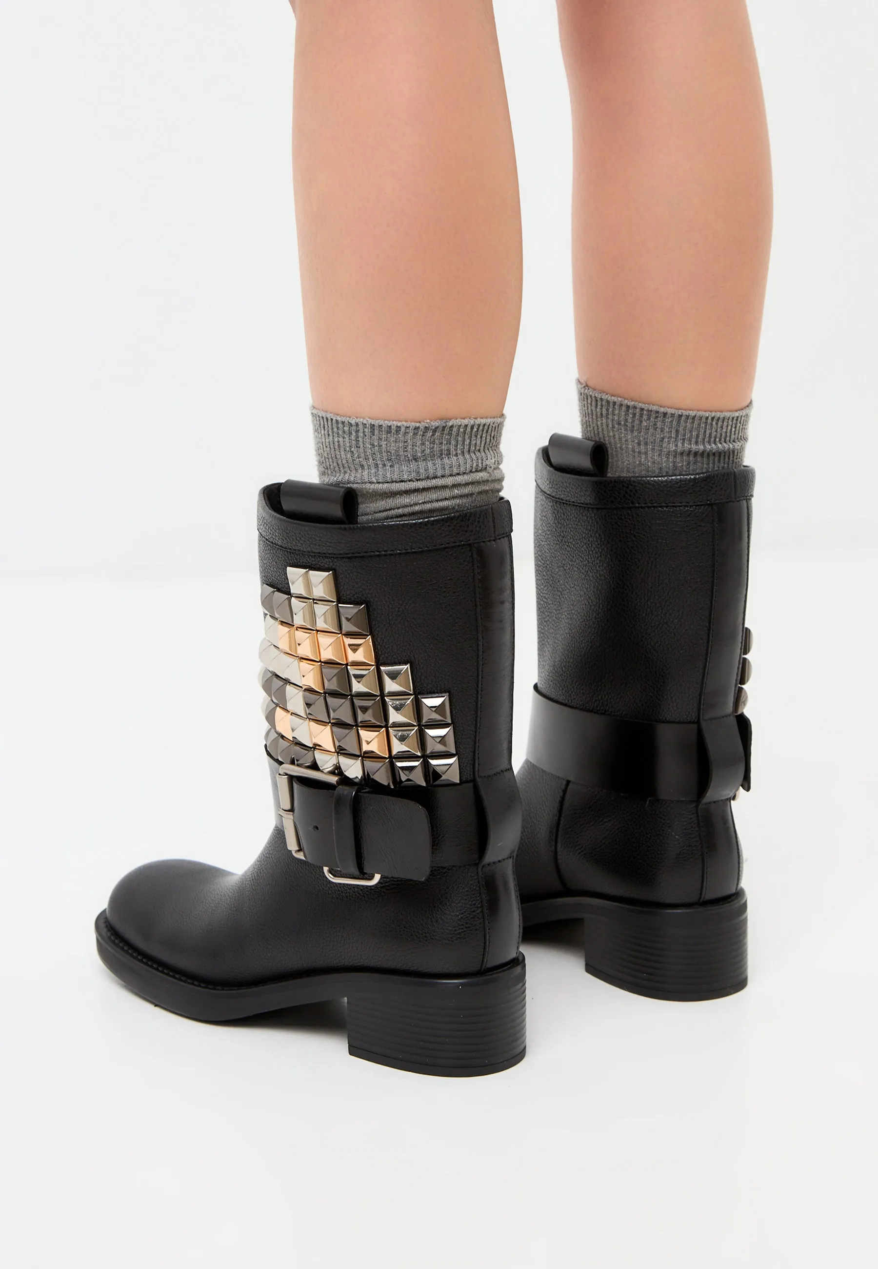 Studded Ankle Boots Joan - Black