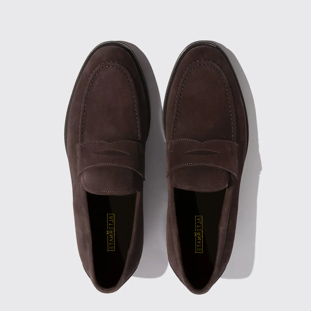 SUEDE LOAFER BROWN