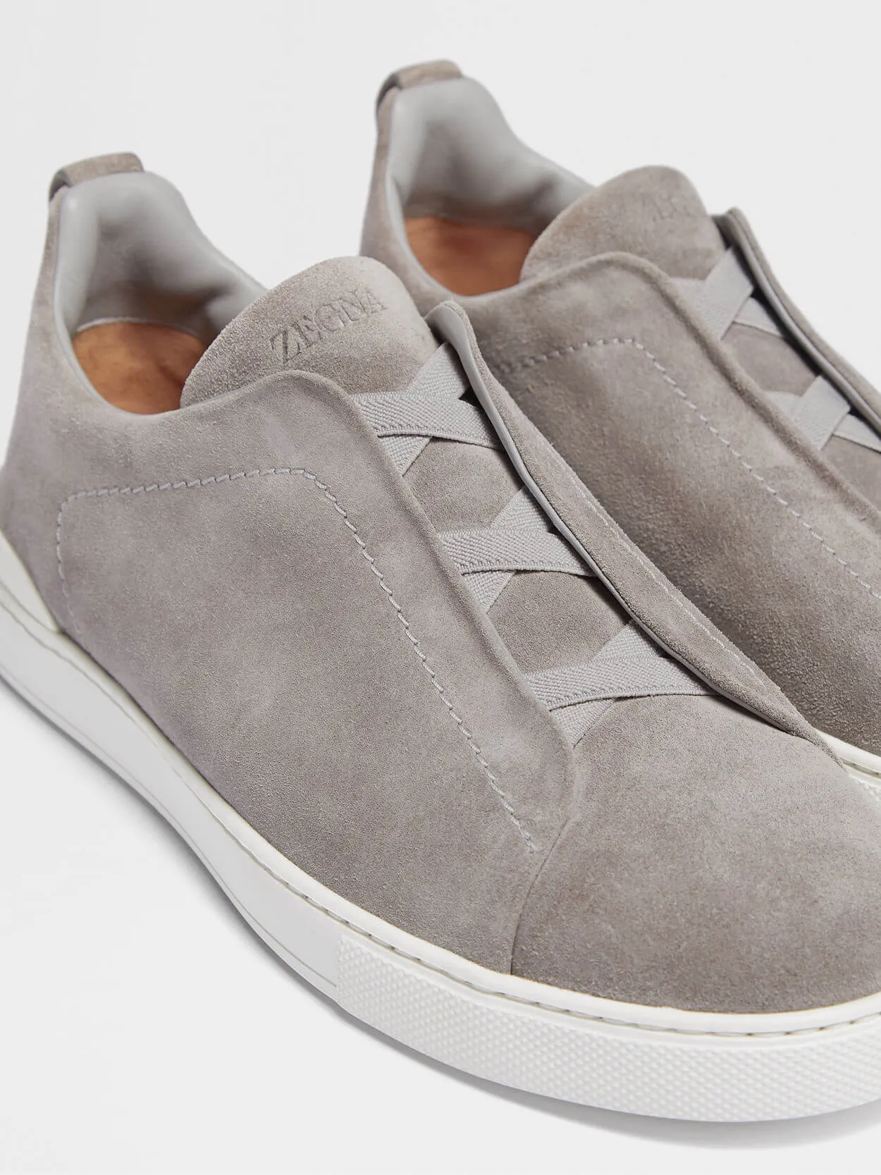 Suede Triple Stitch Sneakers