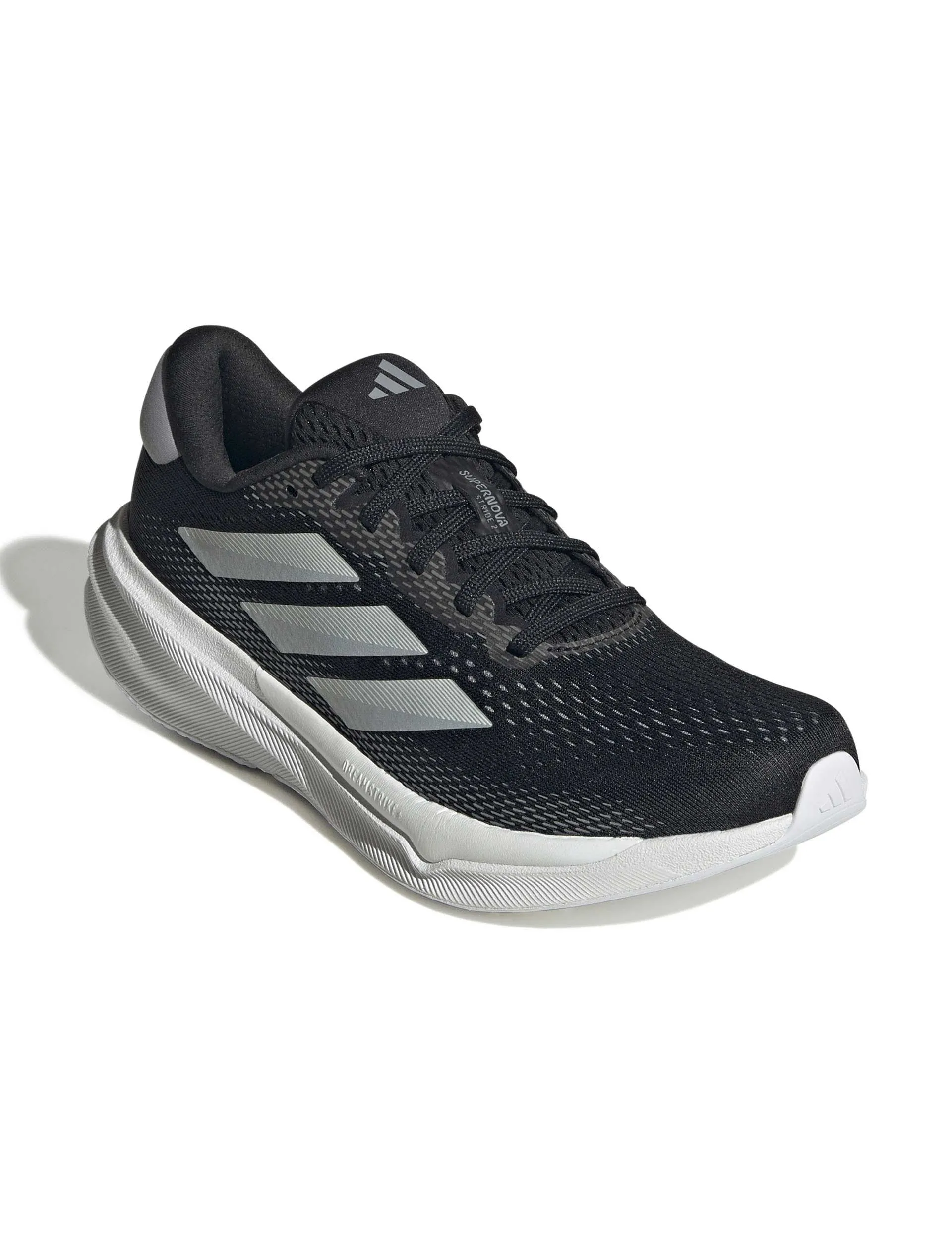 Supernova Stride 2.0 Running Shoes - Core Black/Cloud White/Grey