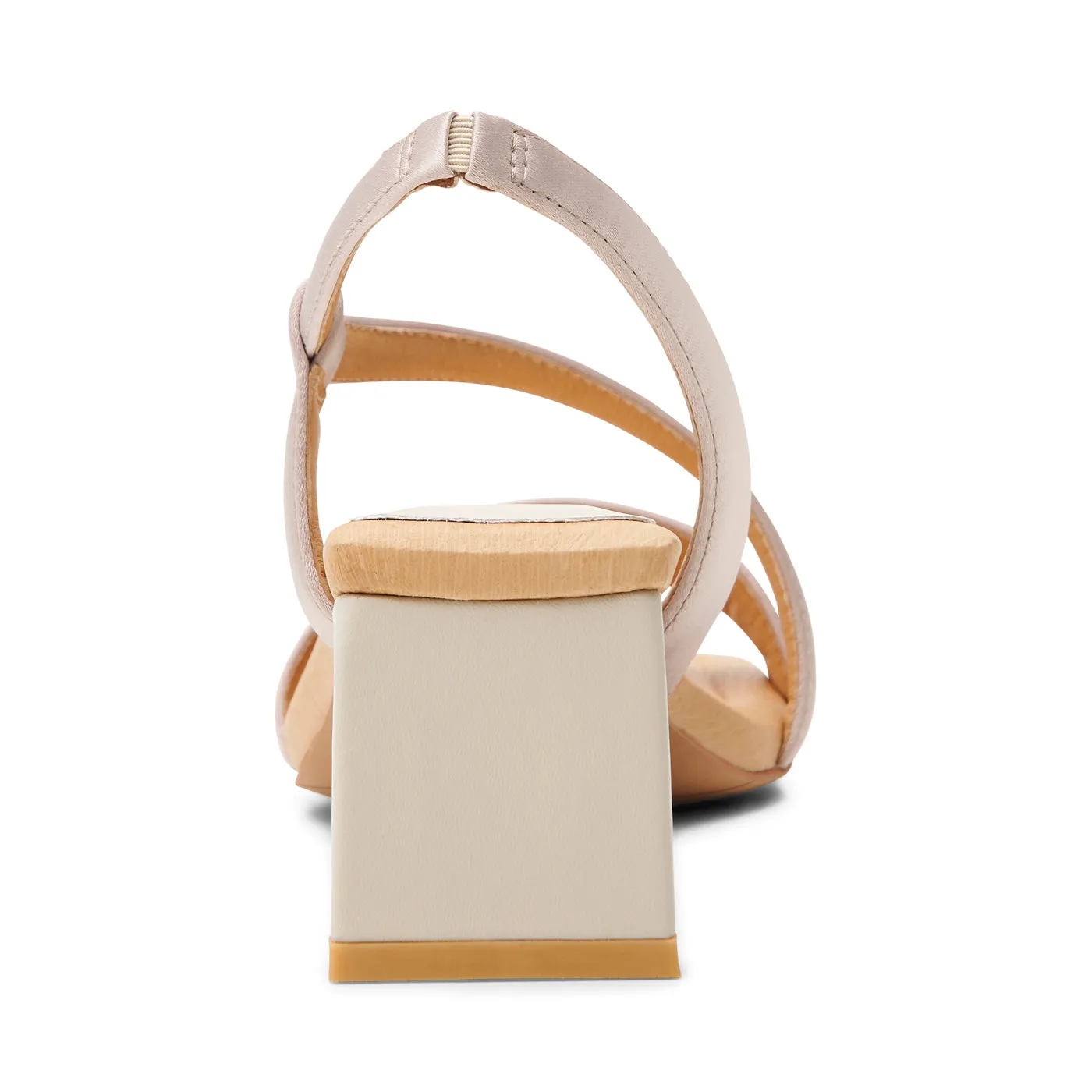 Sylvi sandal satin - OFF WHITE SATIN