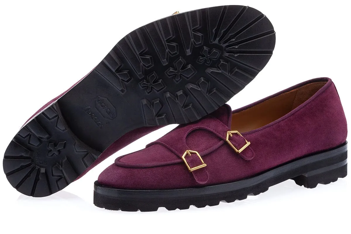 TANGERINE 7-T SOFTY BURGUNDY BELGIAN LOAFERS