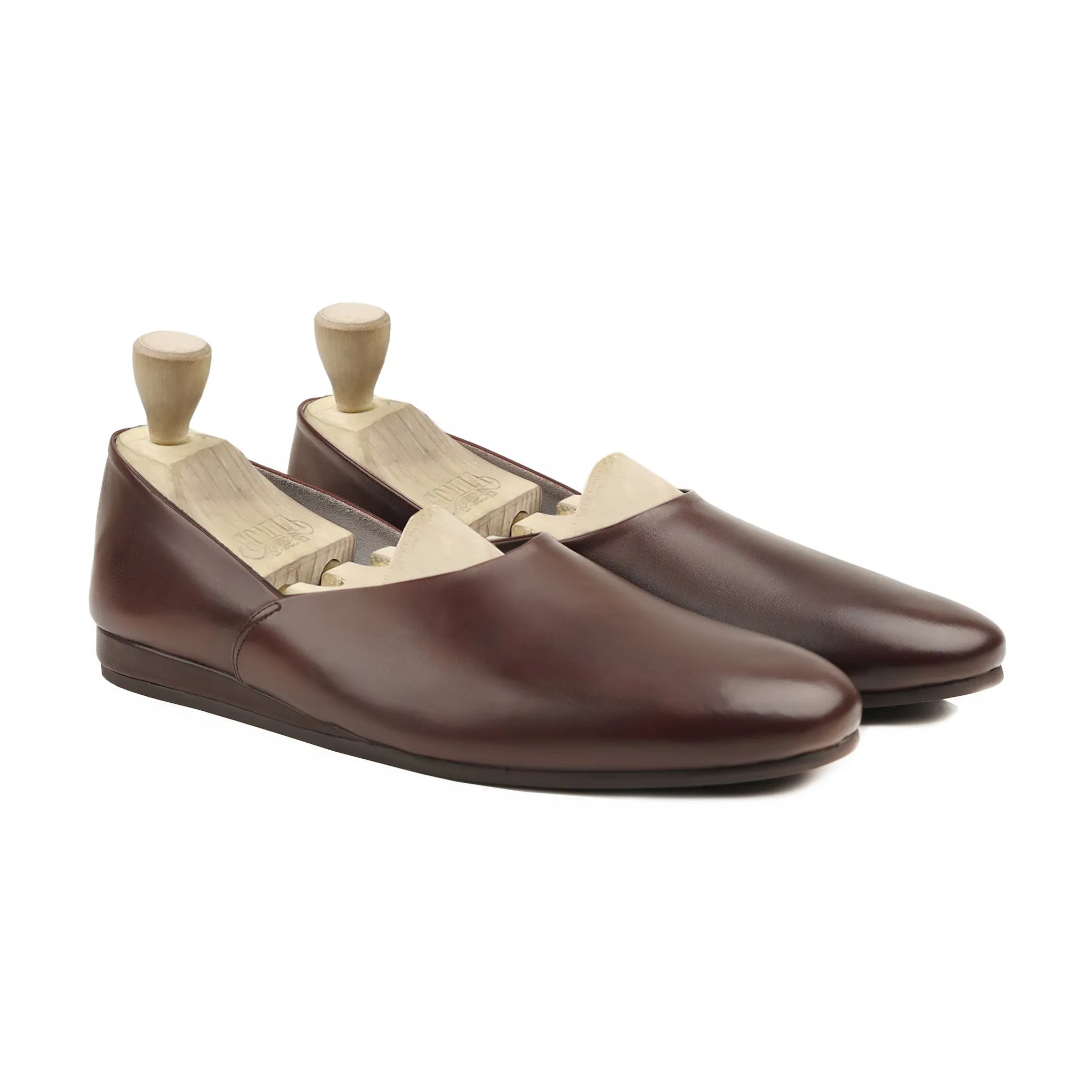 Taverna - Men's Brown Calf Leather Loafer