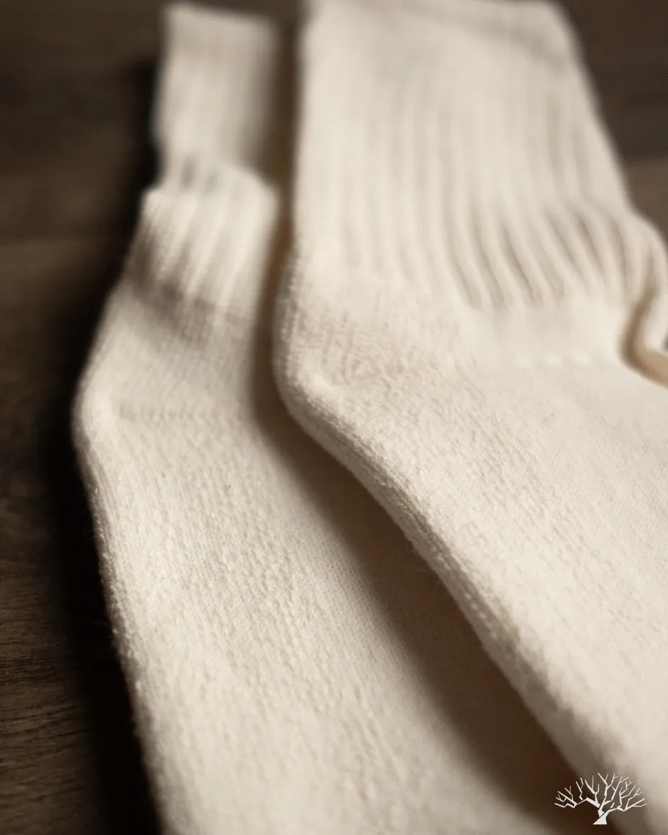 The Solids Crew Sock - Natural