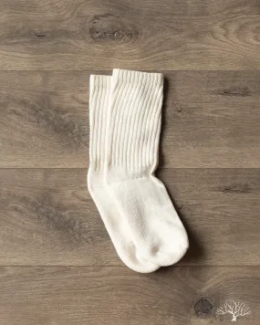 The Solids Crew Sock - Natural