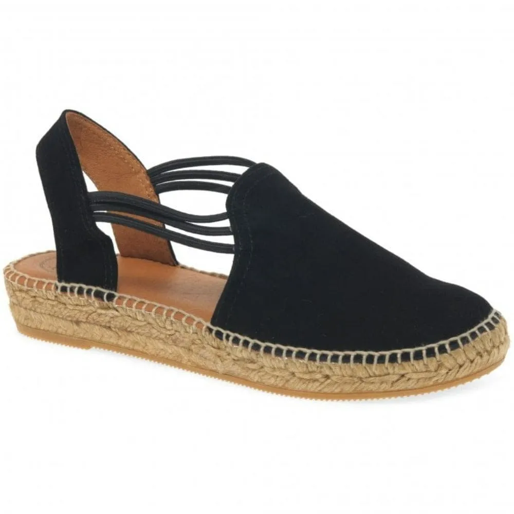 Toni Pons Espadrille Flats In Black