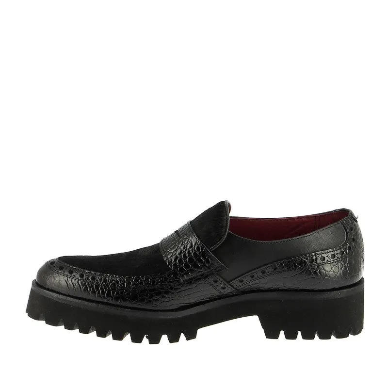 Torretti 8585 Black Loafer