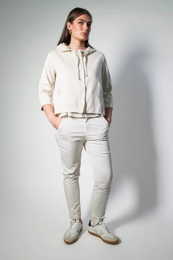 Transit Par Such Classic Slim Chino in Ivory