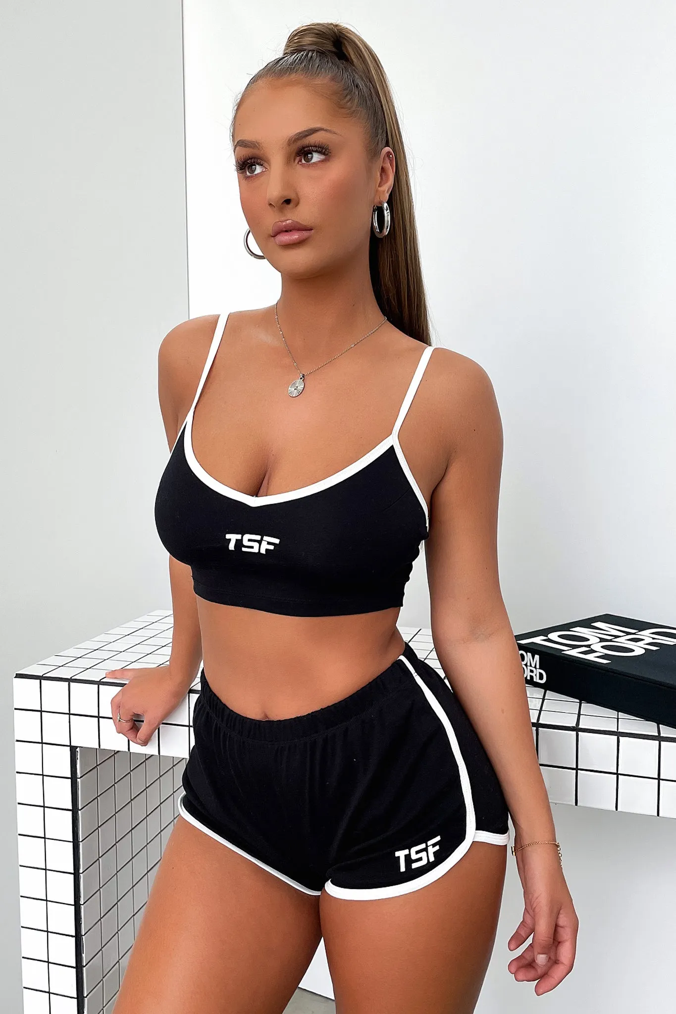 TSF Nora Crop - Black