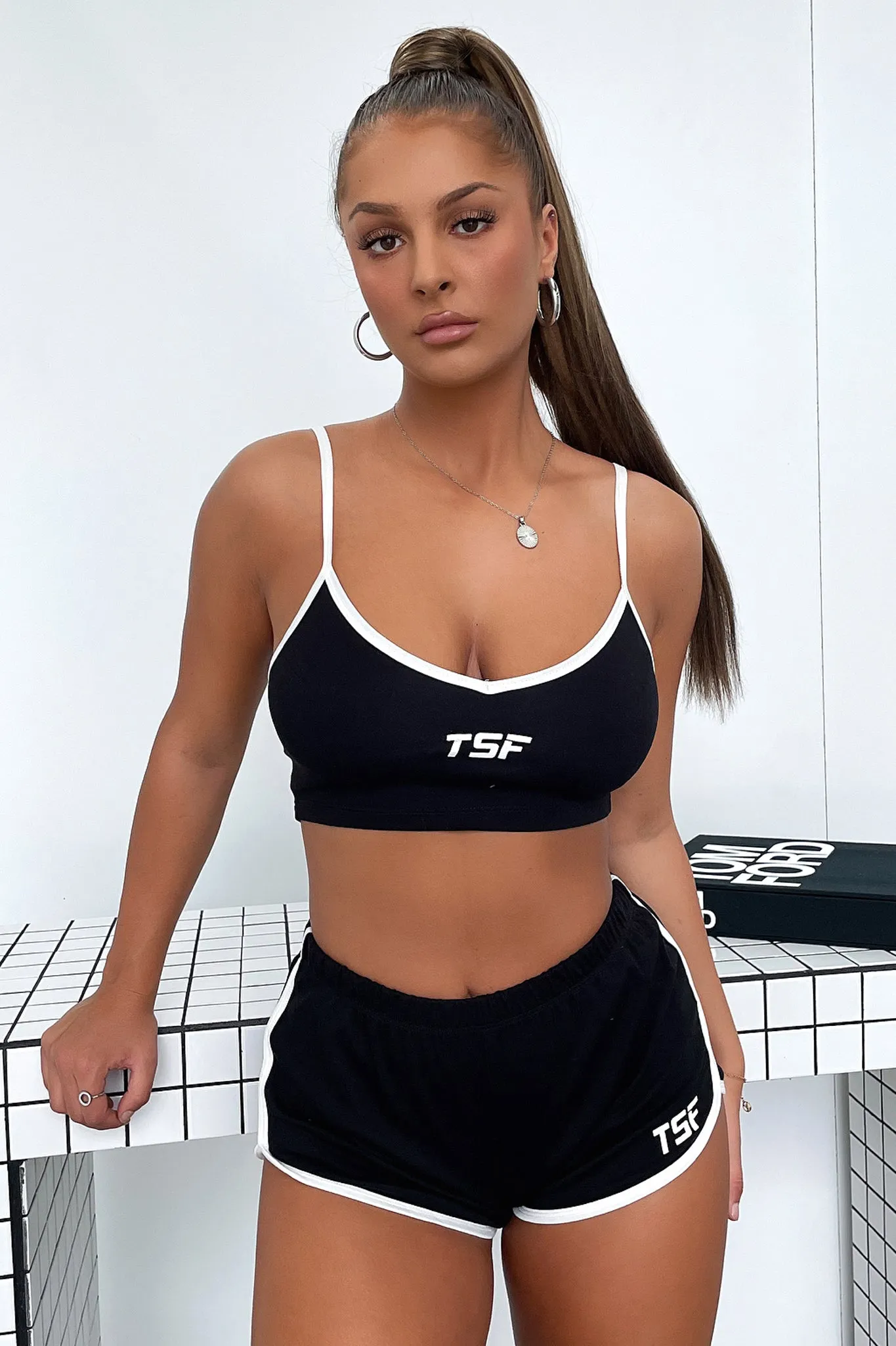 TSF Nora Crop - Black