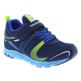 Tsukihoshi Velocity Boys Running Shoes - Navy Sky | Lightweight, Machine Washable Sneakers for Kids & Toddlers