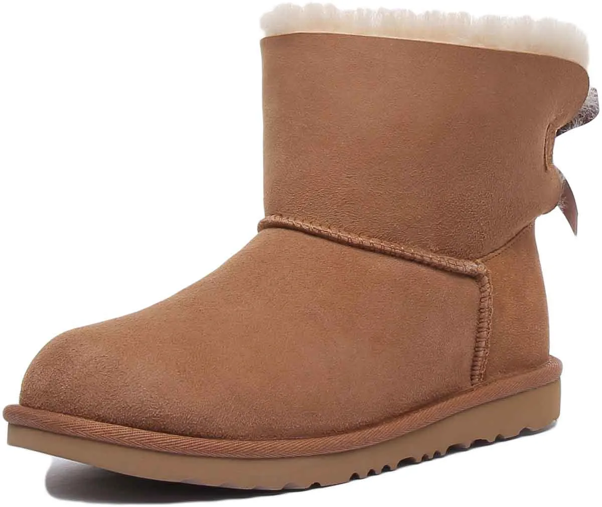 Ugg Australia K Mini Baily Bw In Chestnut For Kids