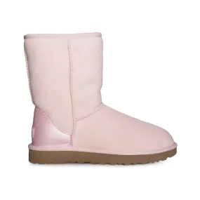 UGG Classic Short II Metallic Seashell Pink Boots - Women's